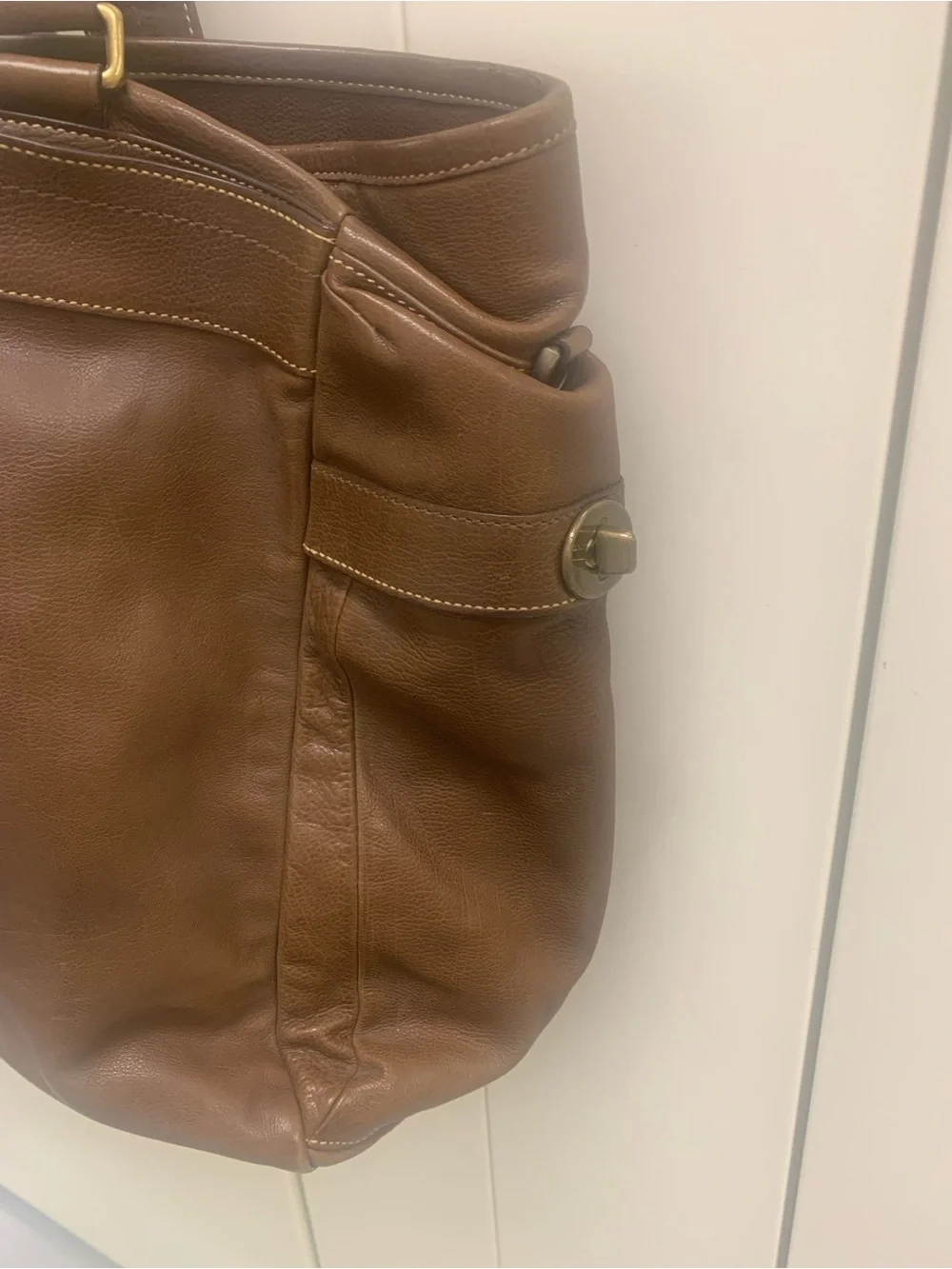 Rare vintage Coach Legacy Brown Leather Tote Bag for Men